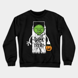 Frankenghost Halloween 2019 Frankenstein Ghost Spooky Trick or Treat Crewneck Sweatshirt